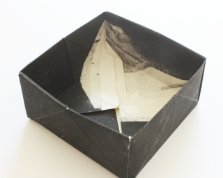 BOXES FULL OF BLACK SAND / Series of carborundum print on paper, 2014